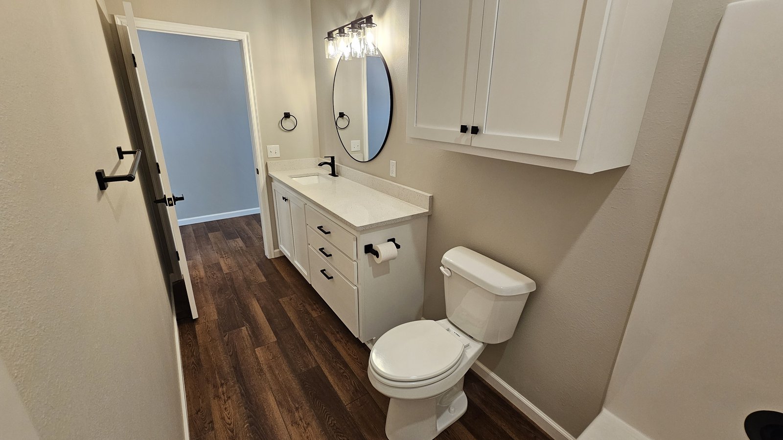 Bathroom vanity remodel in northeast Oklahoma home