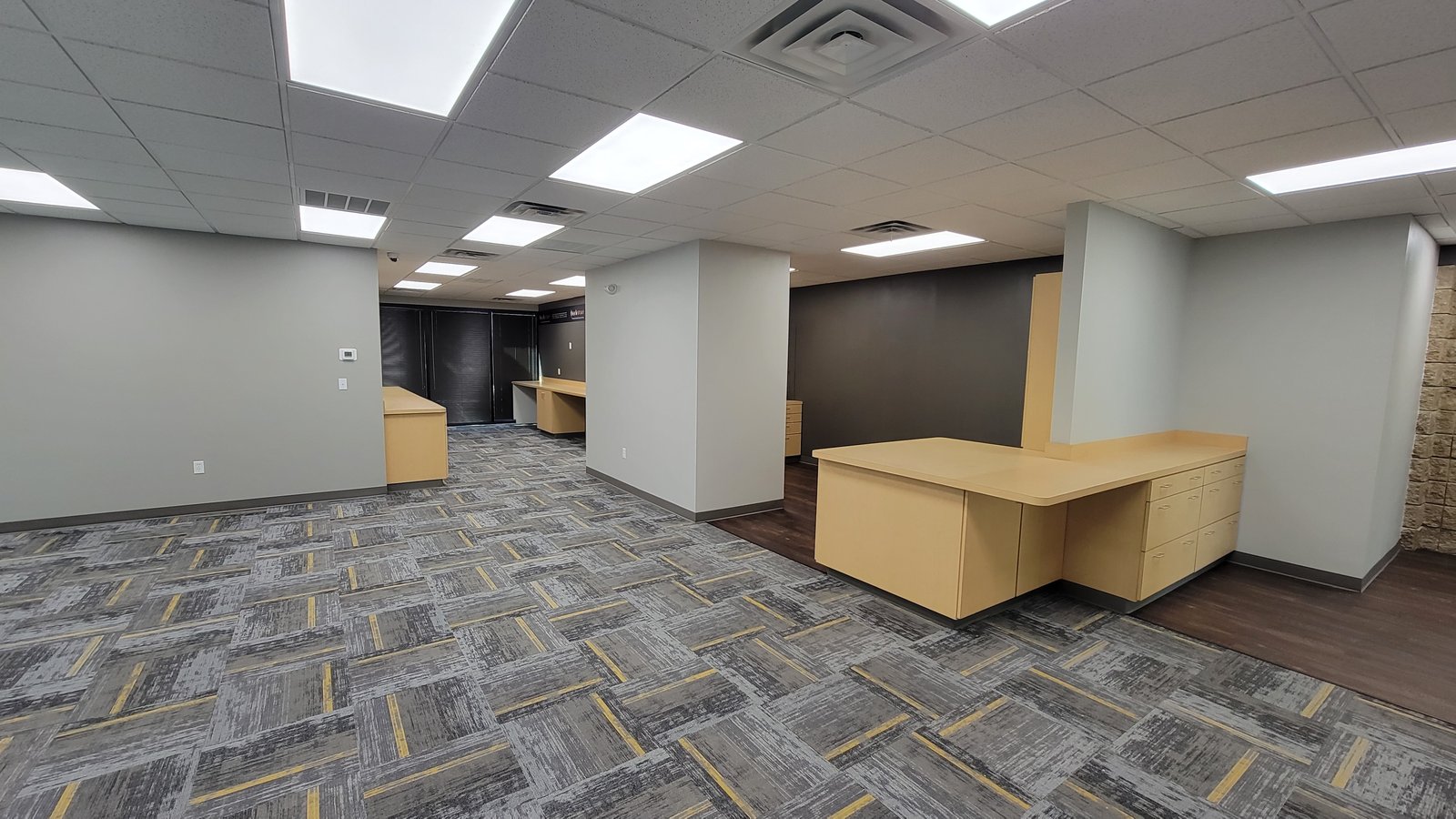 Commercial office interior construction in Oklahoma